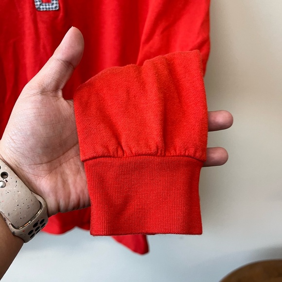 Nike 3/4 zip red pullover sweater - Picture 5 of 8
